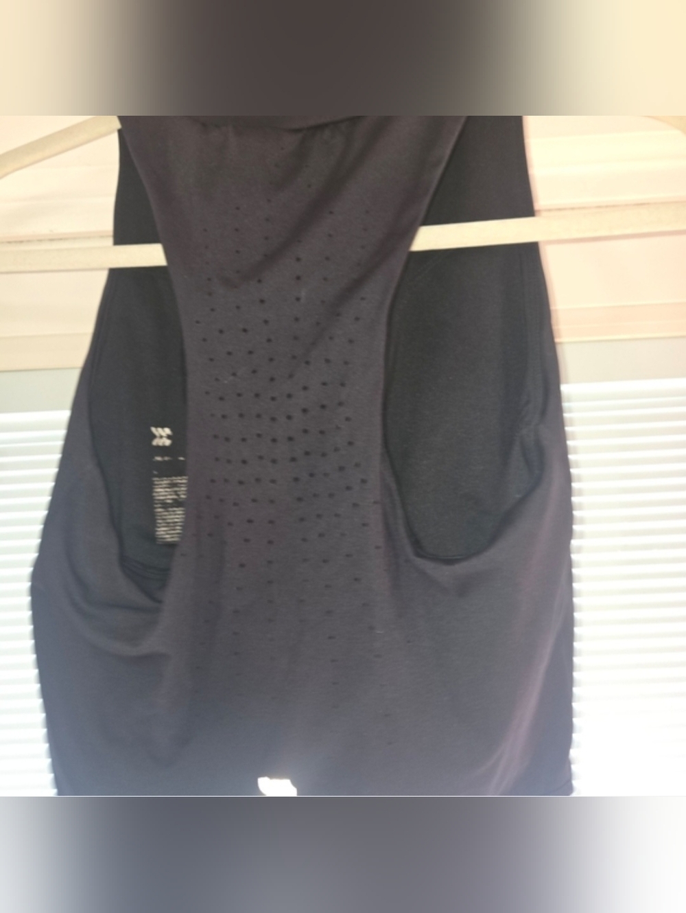 Black Performance Racerback Sports Bra - Picture 2 of 5